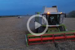 Claas Lexion 750 2x Fendt 1050 zniwal 2024 film 240x160 Claas Lexion 750 w rzepaku ? żniwa 2024 w Powiecie Tucholskim