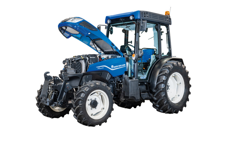 New Holland T4 110F S 04 Premierowy pokaz polowy nowych ciągników sadowniczych New Holland T4 FS ? reportaż