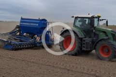 fendt 824 Kockerling Vitu siew pszenica 2024 film 240x160 Nawozy 2024   Fendt 716 Vario z rozsiewaczem Sulky (mokra niespodzianka...)