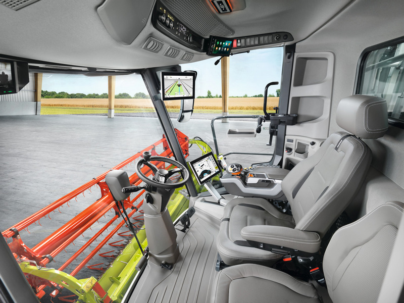 Claas Trion 760 kabina CLAAS wprowadza nowy topowy model kombajnu TRION 760