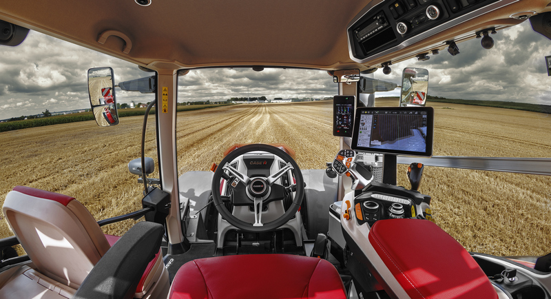 Case IH New Optum Series Tractors Cab Case IH wprowadza nowe ciągniki serii Optum
