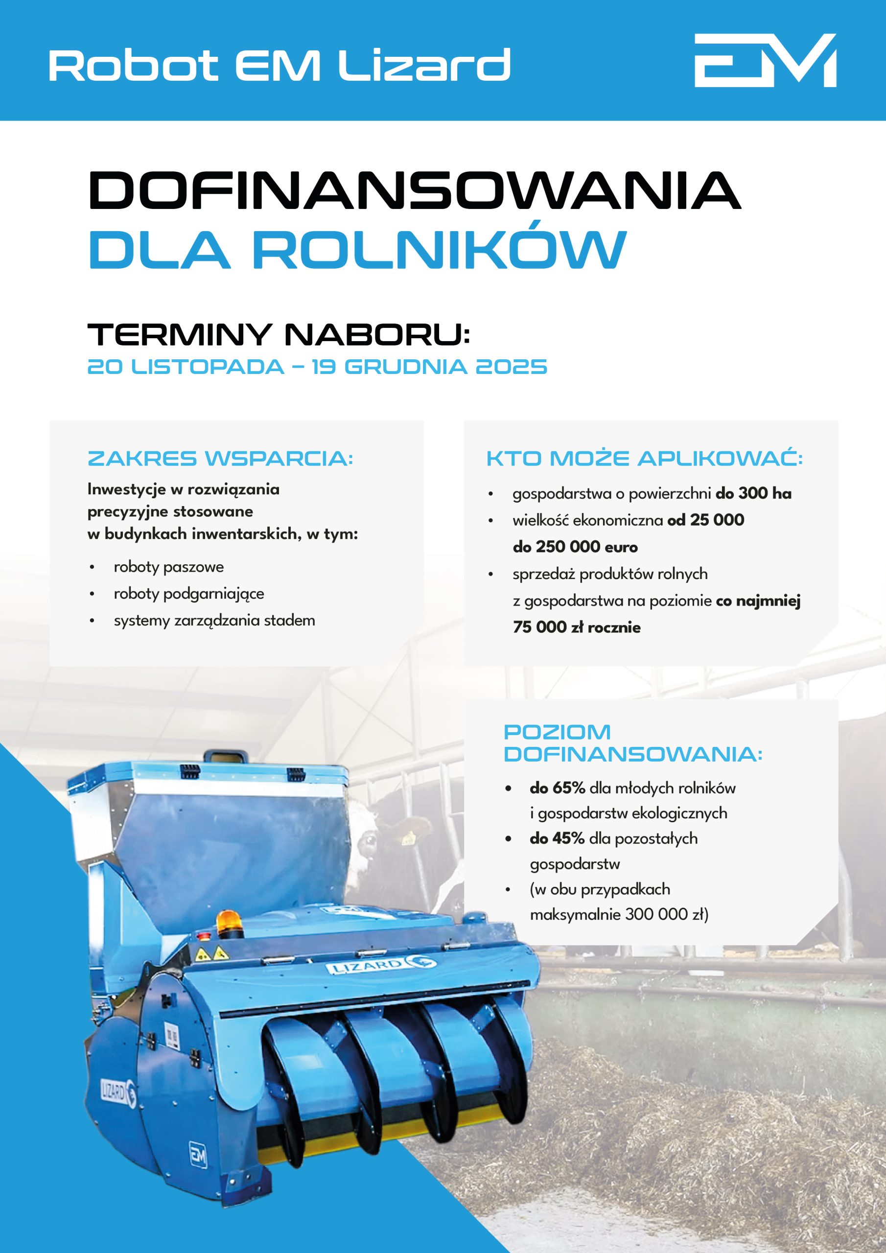 Infografika euromilk  scaled Ruszył nabór wniosków na inwestycje w rolnictwo precyzyjne