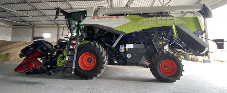 Pierwszy kombajn w Polsce wyposażony w system p.poż. FOGMAKER Claas_Trion_system_ppoz_Fogmaker