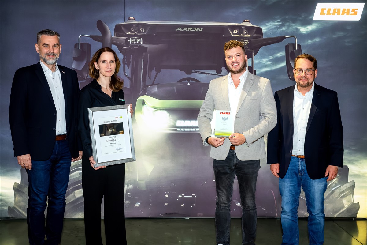 CLAAS Dealer Roku 2026: ULENBERG , KALCHEM i ŚWIERKOT oraz AGRIMASZ ULENBERG Dealer Roku 2026 I Miejsce CLAAS Dealer Roku 2026: ULENBERG , KALCHEM i ŚWIERKOT oraz AGRIMASZ