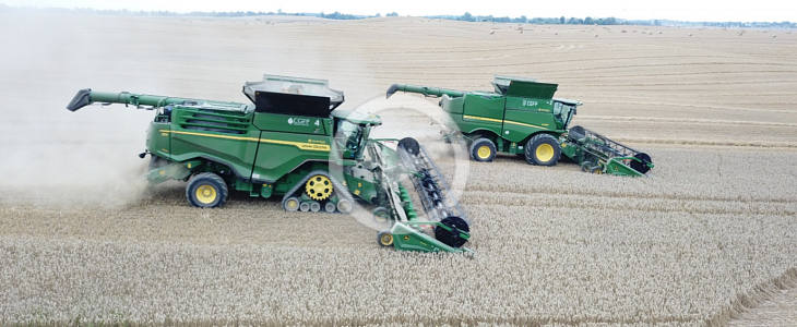 Żniwa 2026 w CGFP Wojnowo - w pszenicy 2x John Deere X9 1100 i John Deere S790i John_Deere_X9_2x_CGFP_zniwa_film_2026