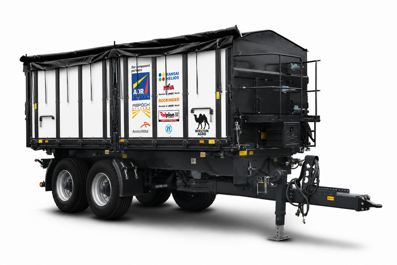 Nowe przyczepy z zabudową płytową Wielton Agro na Agro Show 2026 Wielton Agro PRC2 W14DP Nowe przyczepy z zabudową płytową Wielton Agro na Agro Show 2026